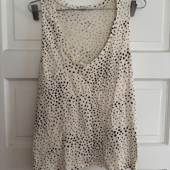 Z Supply Women's Sunset Polka Dot Slub Tank Top - M / Medium - Picture 4 of 4